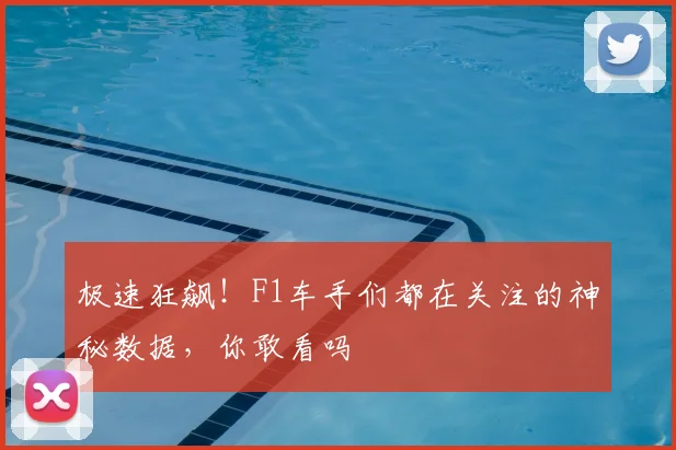 极速狂飙！F1车手们都在关注的神秘数据，你敢看吗